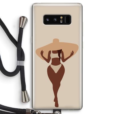 Let's get salty: Samsung Galaxy Note 8 Transparant Hoesje met koord