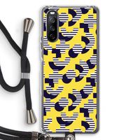 8-bit N°3: Sony Sony Xperia 10 III Transparant Hoesje met koord