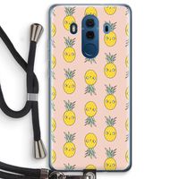 Ananas: Huawei Mate 10 Pro Transparant Hoesje met koord