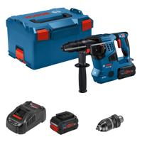 Bosch Professional GBH 18V-28 CF Accu combihamer SDS-Plus 3,3J + snelwisselboorkop 18V 8.0Ah in L-Boxx - 0611921002