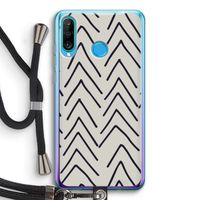 Marrakech Arrows: Huawei P30 Lite Transparant Hoesje met koord