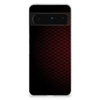 Google Pixel 8 Pro TPU bumper Geruit Rood