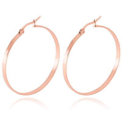 Dames oorringen Cilla Jewels Edelstaal Rose-30mm