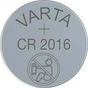 Varta knoopcel Lithium CR2016, blister van 5 stuks