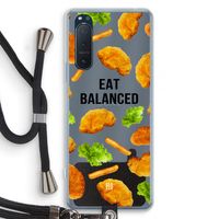 Eat Balanced: Sony Xperia 5 II Transparant Hoesje met koord