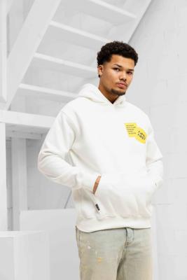 Family First Milano Post-It Hoodie Heren Wit - Maat XL - Kleur: Wit | Soccerfanshop