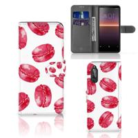 Sony Xperia 10 II | Book Cover | Pink Macarons Sony Xperia 10 II | Book Cover | Pink Macarons