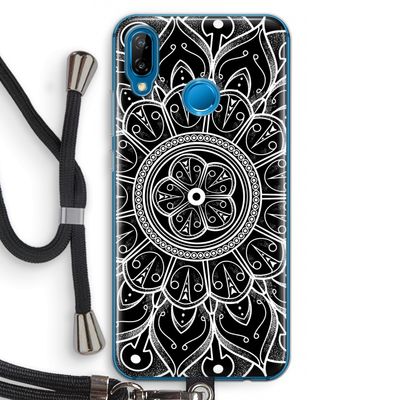 Roses Are Red: Huawei P20 Lite Transparant Hoesje met koord
