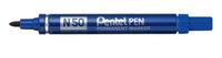 Pentel N 50 permanente marker Kogelpunt Blauw 12 stuk(s) - thumbnail