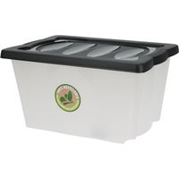 Opberg box/doos - kunststof - 20 liter - 43 x 33 x 24 cm