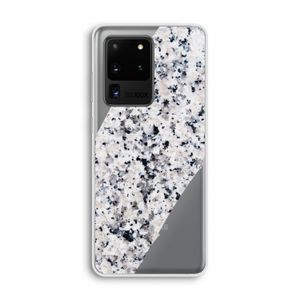 Gespikkelde marmer: Samsung Galaxy S20 Ultra Transparant Hoesje