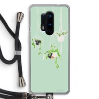 Hang In There: OnePlus 8 Pro Transparant Hoesje met koord