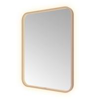 Hotbath &More Mirrors Soft Square LED Badkamerspiegel - Rechthoek - 80 x 60 cm - Geborsteld Koper Pvd