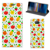 Sony Xperia 10 Plus Flip Style Cover Fruits