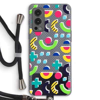 8-bit N°1: OnePlus Nord 2 5G Transparant Hoesje met koord