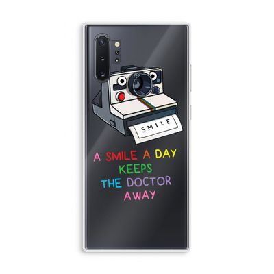 Smile: Samsung Galaxy Note 10 Plus Transparant Hoesje