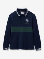 Jongenspolo van biologisch katoen CYRILLUS marineblauw