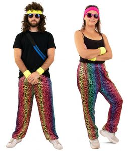 Trainingsbroek neon panter unisex