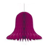 Kerstklokken lampionnen - aubergine - 30 x 30 cm - Kerstversiering - Papier Kerstklokken lampionnen - aubergine - 30 x 30 cm - Kerstversiering - Papier