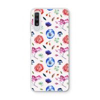 Bloemetjes: Samsung Galaxy A70 Transparant Hoesje