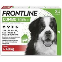 FRONTLINE 3 Antiparasitaire pipetten COMBO Hond > 40 kg - Vlooien, teken, bijtende luizen