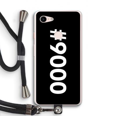 #9000: Pixel 3 XL Transparant Hoesje met koord
