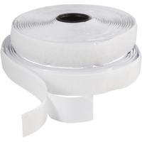 Creativ Company Klitteband haak en lussluiting, zelfklevend, b: 20 mm, wit, 5 m/ 1 rol