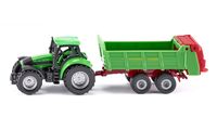 Siku Super tractor met aanhanger - thumbnail