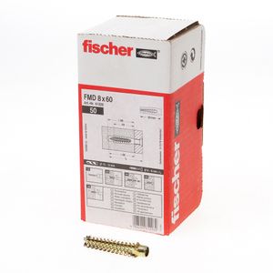 Fischer 61226 schroefanker & muurplug 50 stuk(s) Wiganker 60 mm