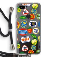 Fruitsticker: Pixel 3a Transparant Hoesje met koord