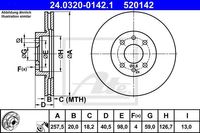 Ate Remschijf 24.0320-0142.1 - thumbnail