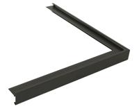 Aluminium Buitenhoek Antracietgrijs, RAL7016 45 x 45 x 500 mm STRUCTUURLAK