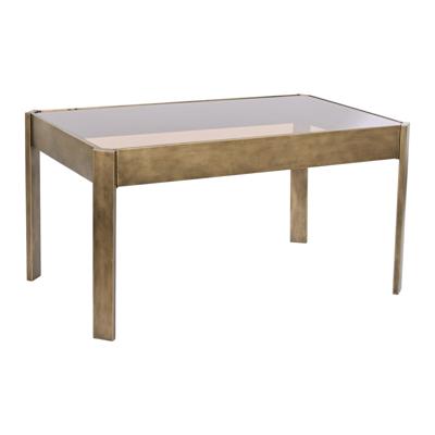 Hoofdtafel DKD Home Decor 102 x 62 x 53 cm Kristal Metaal Aluminium