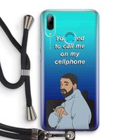 Hotline bling: Huawei P Smart (2019) Transparant Hoesje met koord
