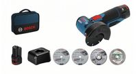Bosch Blauw GWS 12V-76 | Haakse Accuslijpmachine | 12V | 2.0Ah Li-Ion - 06019F200C
