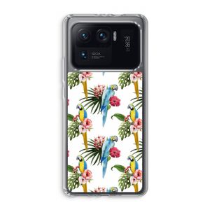Kleurrijke papegaaien: Xiaomi Mi 11 Ultra Transparant Hoesje