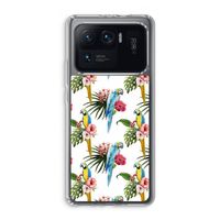 Kleurrijke papegaaien: Xiaomi Mi 11 Ultra Transparant Hoesje