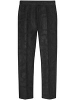 Versace pantalon de costume Barocco en jacquard - Noir