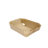 Houten bakvorm geweven 200ml 100% FSC® BIO