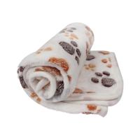 Zachte Pet deken winter hond kat bed mat voetafdrukken warme slaap matras kleine medium honden katten koraal fleece huisdier benodigdheden grootte: S