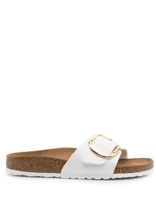 Birkenstock sandales Madrid Big Buckle en cuir - Blanc