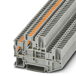 Phoenix Contact 3210871 Klem 2-etages 5.2 mm Snelaansluiting Grijs 50 stuk(s)