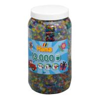 Hama strijkkralen in pot transparantmix (053), 13.000st.