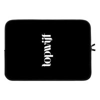Topwijf Zwart: Laptop sleeve 13 inch