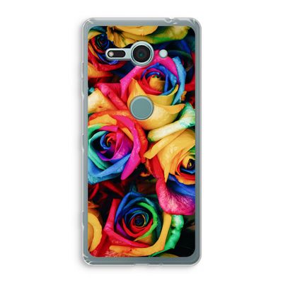 Neon bloemen: Sony Xperia XZ2 Compact Transparant Hoesje