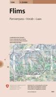 Wandelkaart - Topografische kaart 1194 Flims | Swisstopo