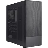 Aerocool cipher s-bk-v1 midi tower behuizing (zwart | 3x usb-a)