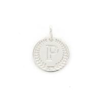 Imotionals Ronde Kettinghanger Letter P Zilver Imotionals Ronde Kettinghanger Letter P Zilver