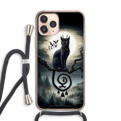 Moonlight Companions: iPhone 11 Pro Transparant Hoesje met koord