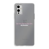 gij beslist: OnePlus 9 Transparant Hoesje gij beslist: OnePlus 9 Transparant Hoesje